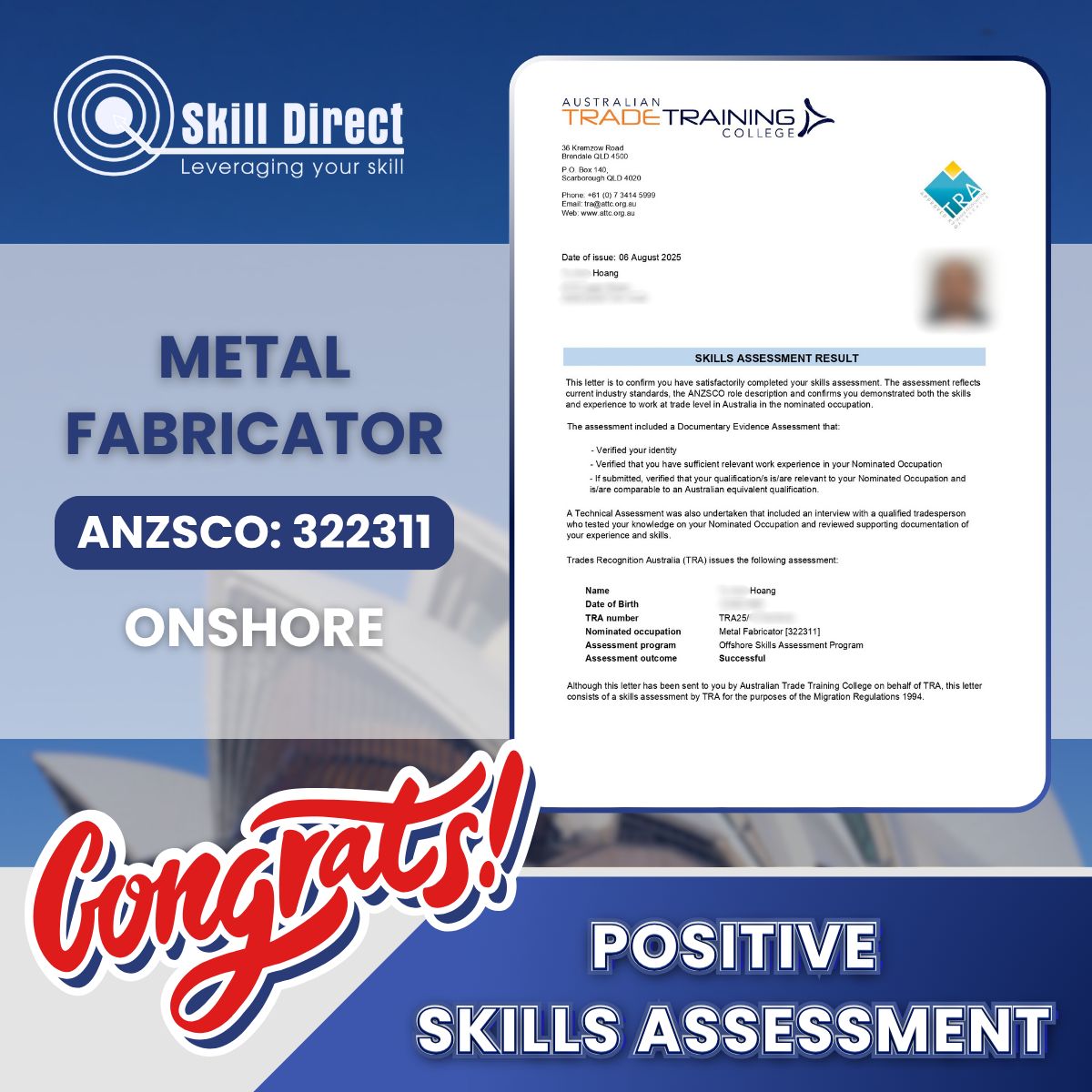 ATTC Skills Assessment